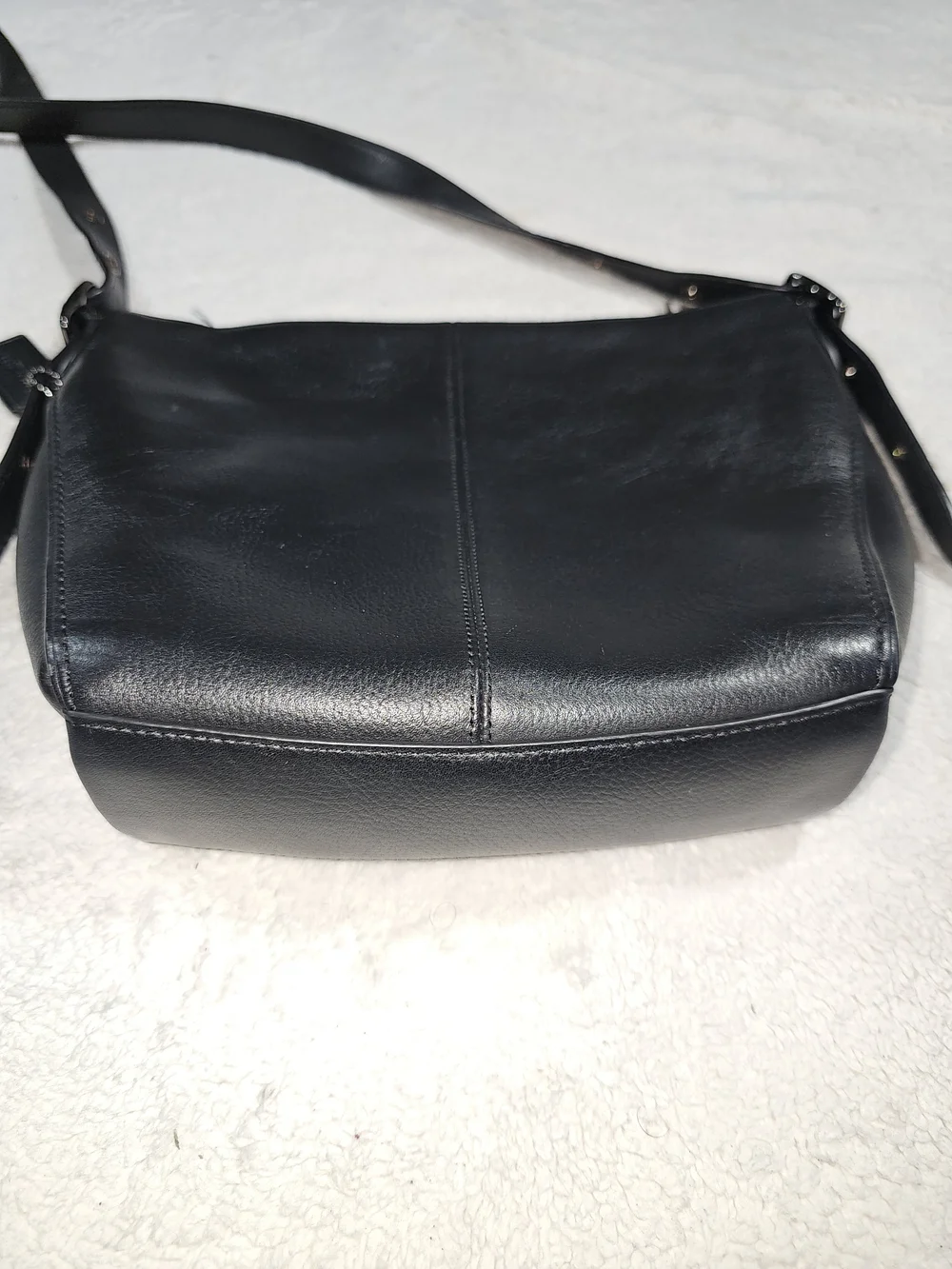 Coach Black Leather Crossbody Bag